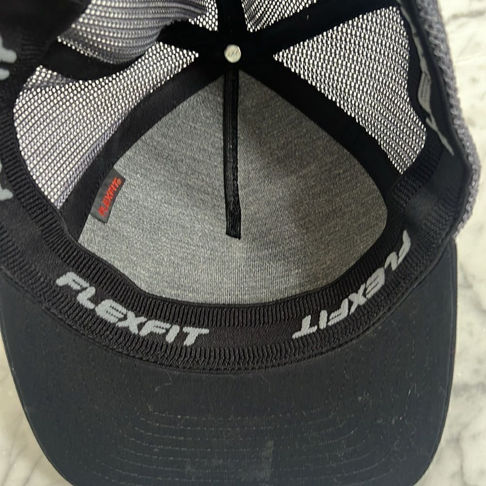 Travis Mathew Stripe Flex Fit Hat - Gray Size: L/… - image 8
